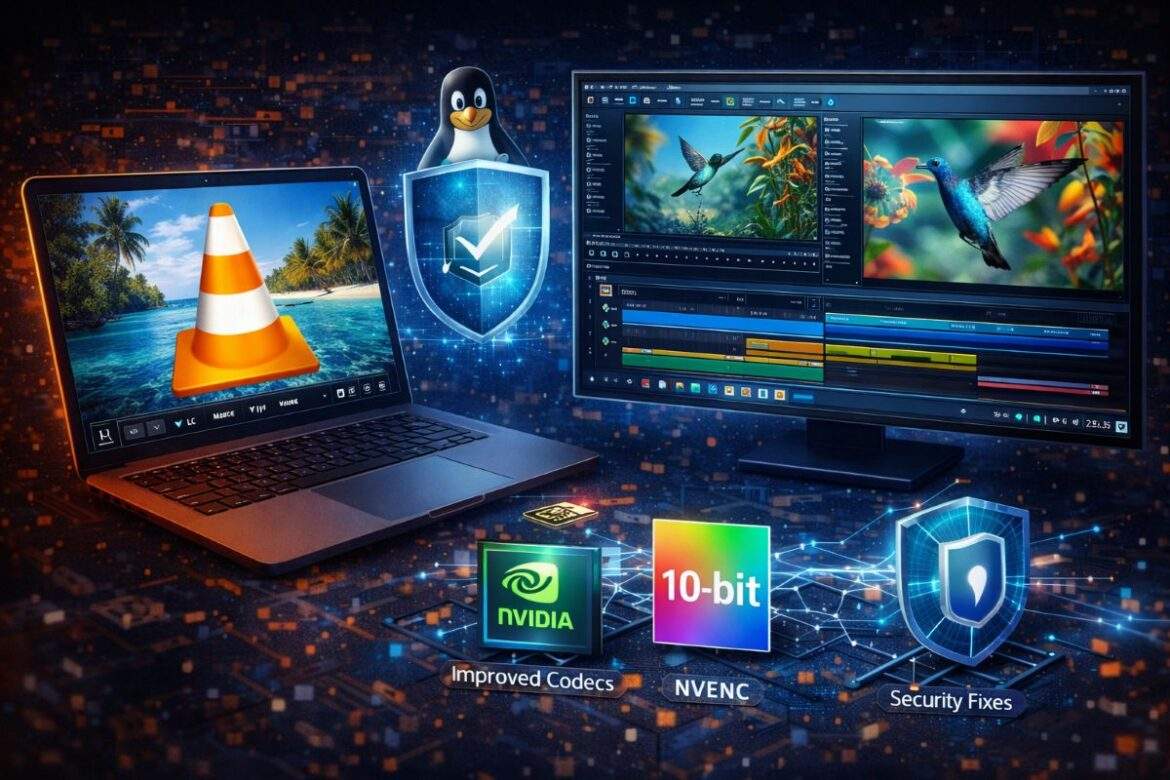 vlc 3 0 23 shotcut 25 12