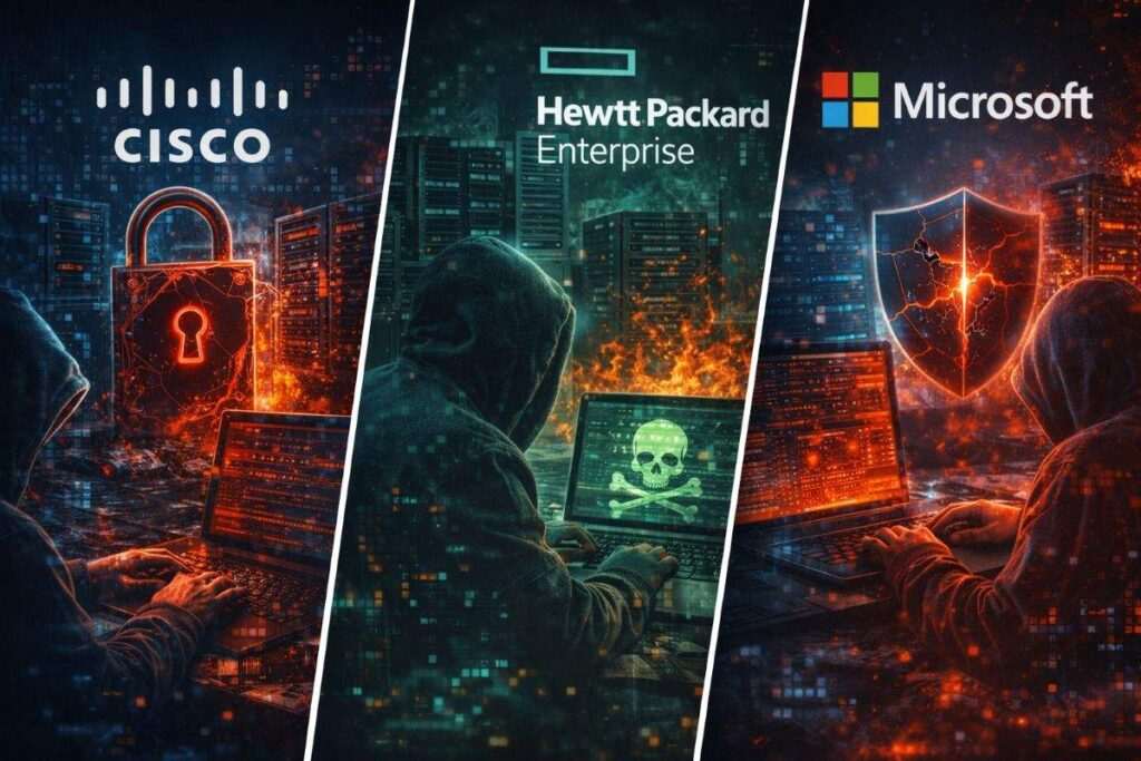 vulnerabilita cisco hpe microsoft