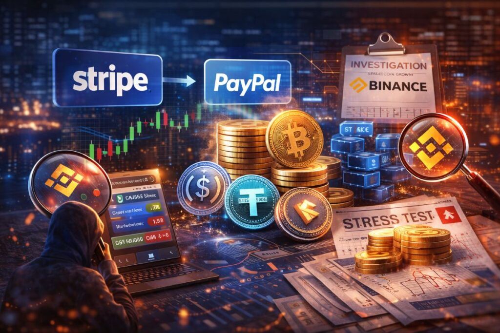 Svolta nei pagamenti: Stripe punta a PayPal mentre le stablecoin diventano lo standard del 2026 2 Stripe valuta PayPal fintech stablecoin e news crypto