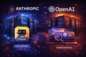 Anthropic copre i costi energetici dell’AI e apre funzioni gratuite in Claude, mentre OpenAI aggiorna ChatGPT