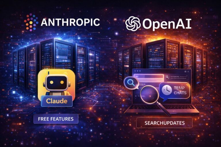 anthropic costi rete elettrica ai claude feature gratuite openai chatgpt ricerca profonda