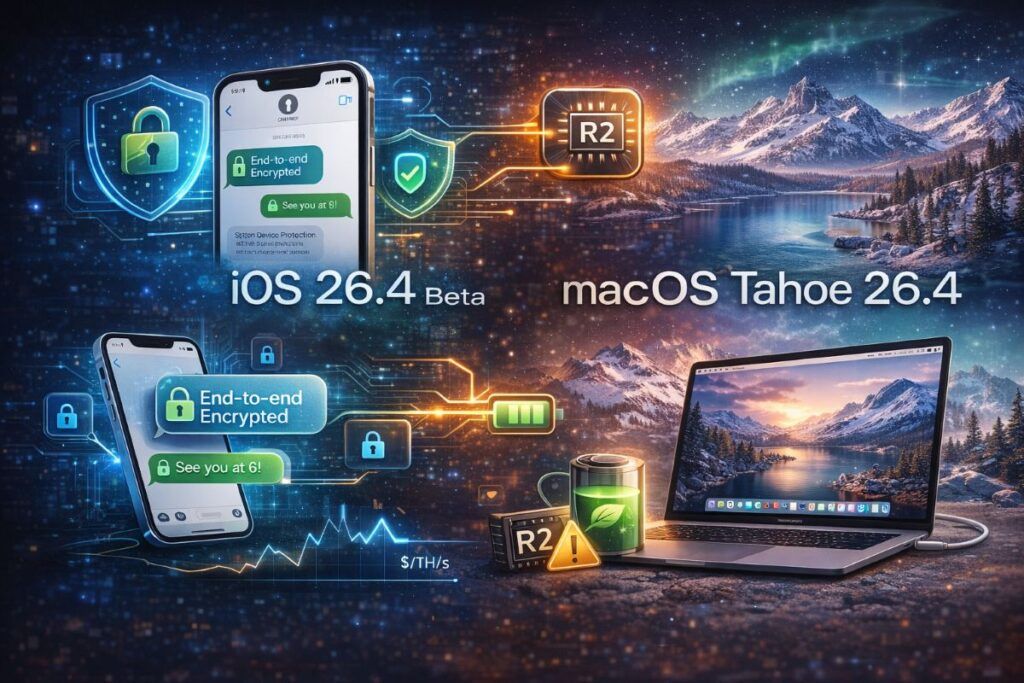 apple rcs criptato ios 26 4 stolen device protection macos tahoe
