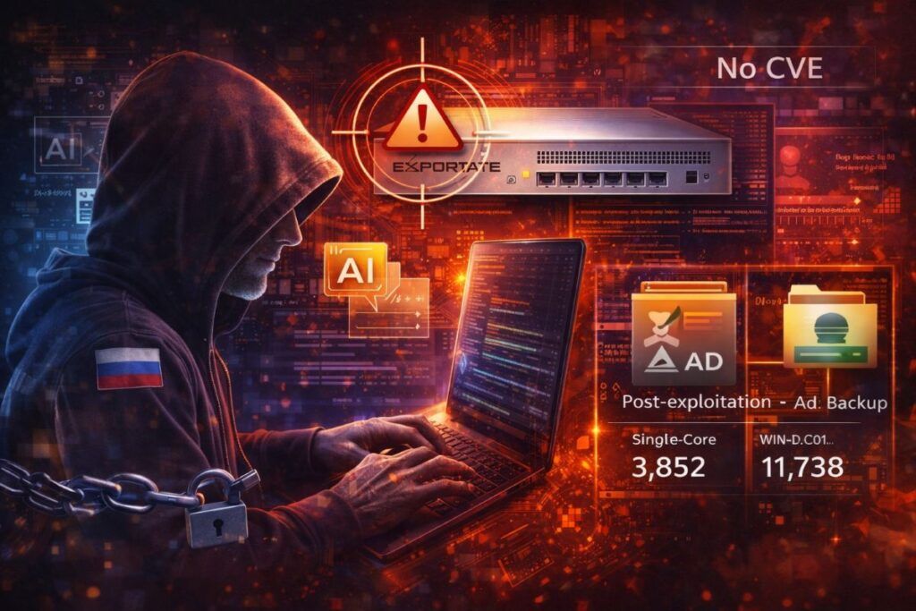 Attore IA buca 600 FortiGate senza zero-day: l’errore è agghiacciante 2 attore ia 600 fortigate 55 paesi credenziali deboli