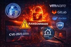 Cisa avverte su vulnerabilità VMware ESXi sfruttate nei ransomware e su una catena di exploit che attraversa GitLab, Docker AI ed EDR