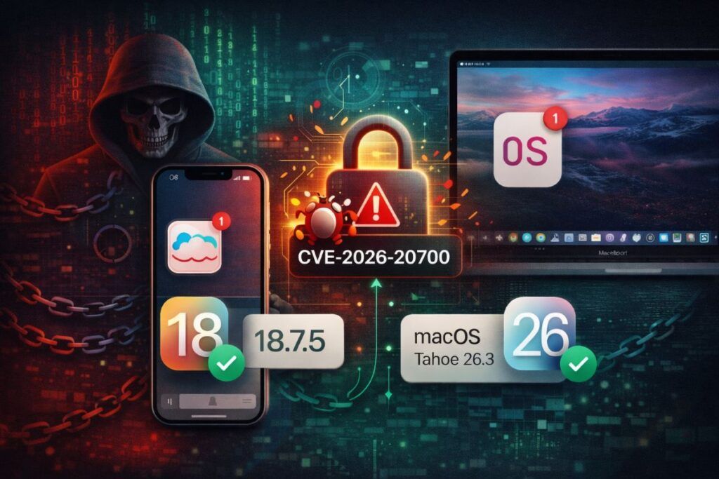 cve 2026 20700 zero day dyld ios 18 7 5 macos tahoe 26 3