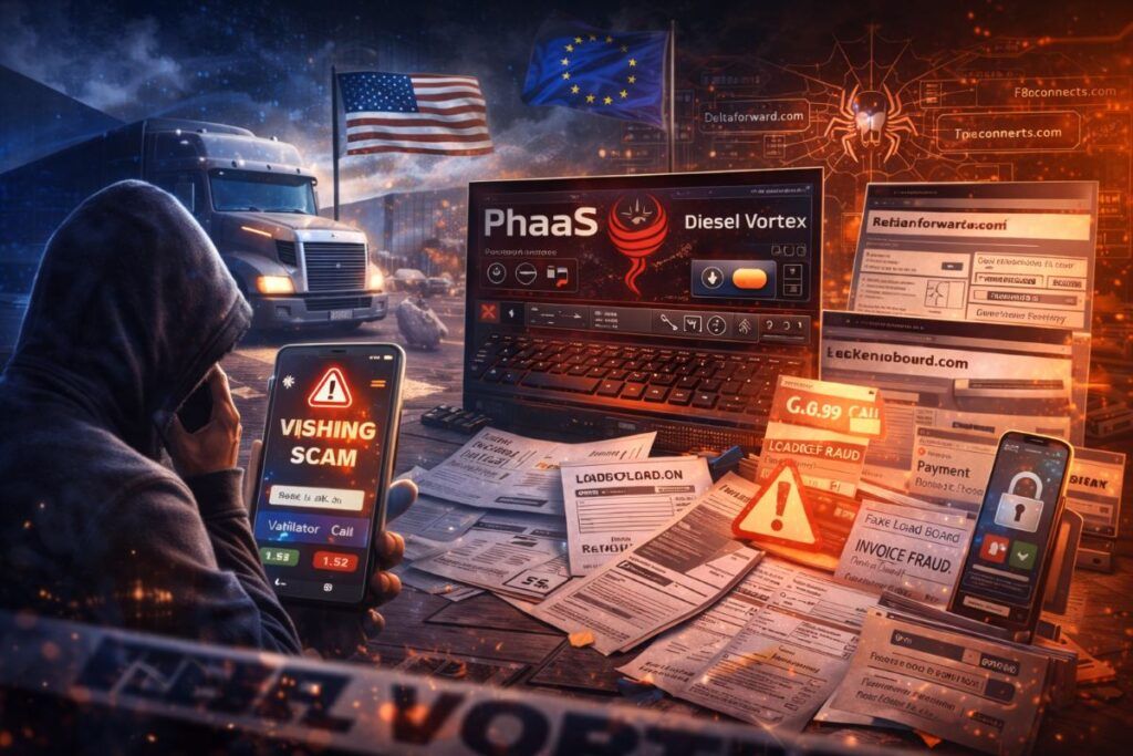diesel vortex phishing vishing logistica globalprofit
