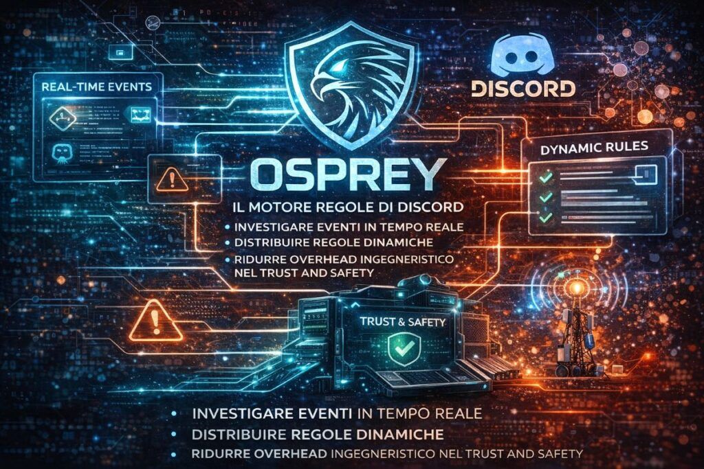 Sicurezza online: Discord svela il codice segreto usato per dare la caccia ai bot e ai troll 2 discord osprey sicurezza trust safety open source