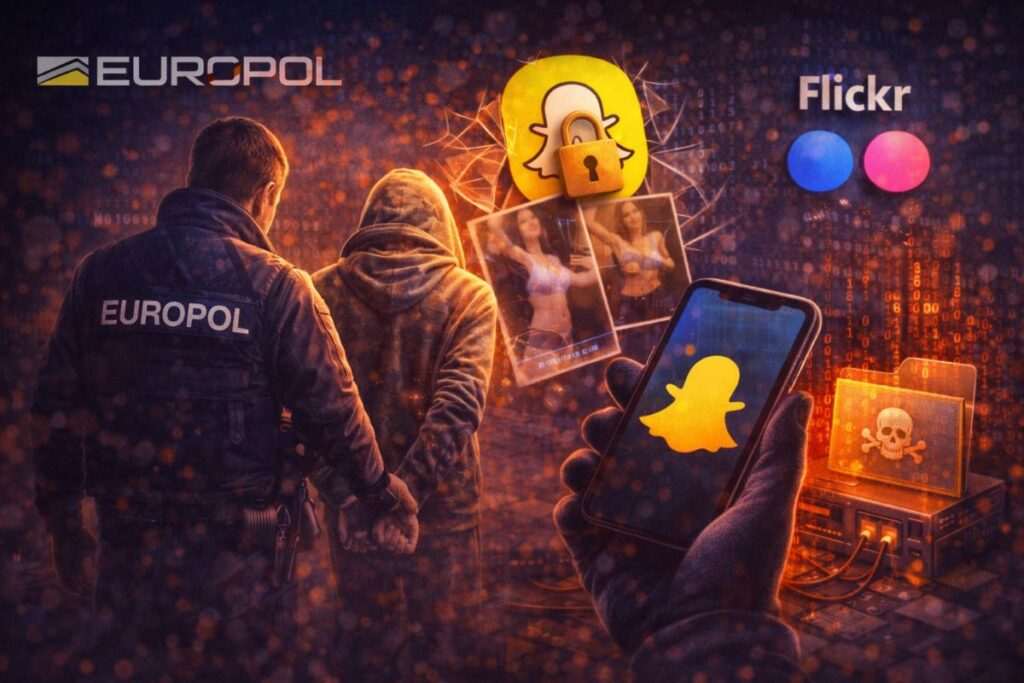 europol arresto hacking snapchat breach flickr