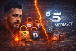 Fabrizio Corona contro Mediaset: quando il potere industriale incontra il perimetro opaco delle big tech