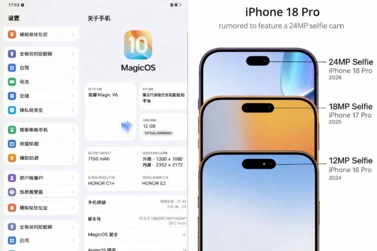 flagship 2026 honor magic v6 iphone 18 pro
