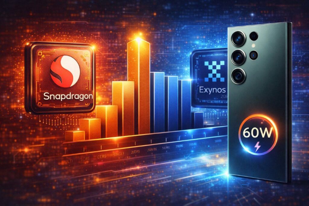 galaxy s26 ultra snapdragon 8 elite gen 5 exynos 2600 geekbench