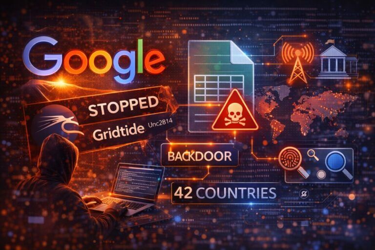 google disruption gridtide unc2814 spionaggio cina