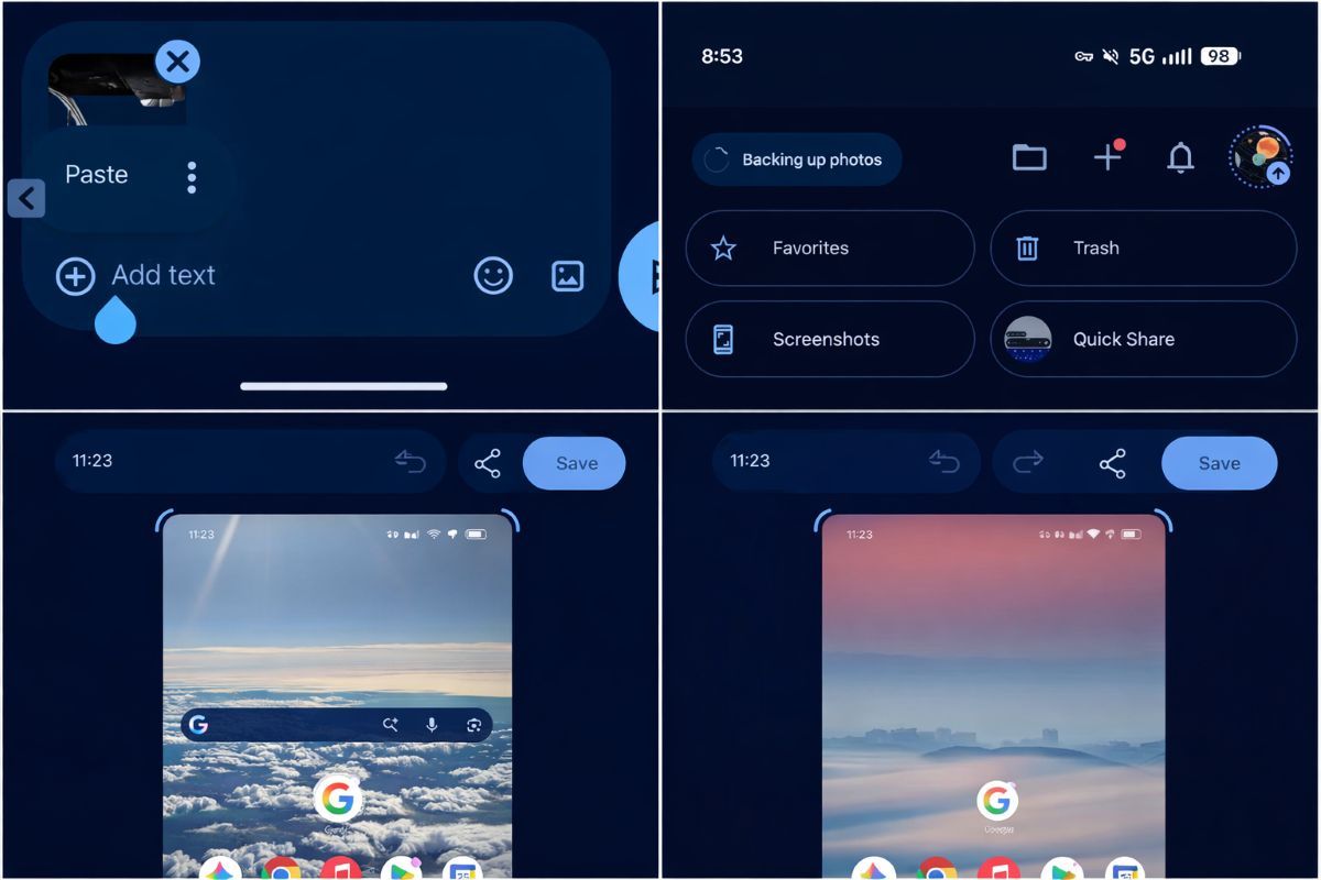 Google Photos e Messages si aggiornano, Pixel Studio perde l'AI