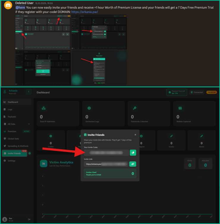 Arkanix Stealer: il MaaS “mordi e fuggi” che punta su crypto e banking con loader Python e variante C++ 7 image 623