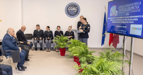 Memoria e futuro: a Roma un ulivo da Israele per Giovanni Palatucci nel cuore della sicurezza cibernetica 5 image 797