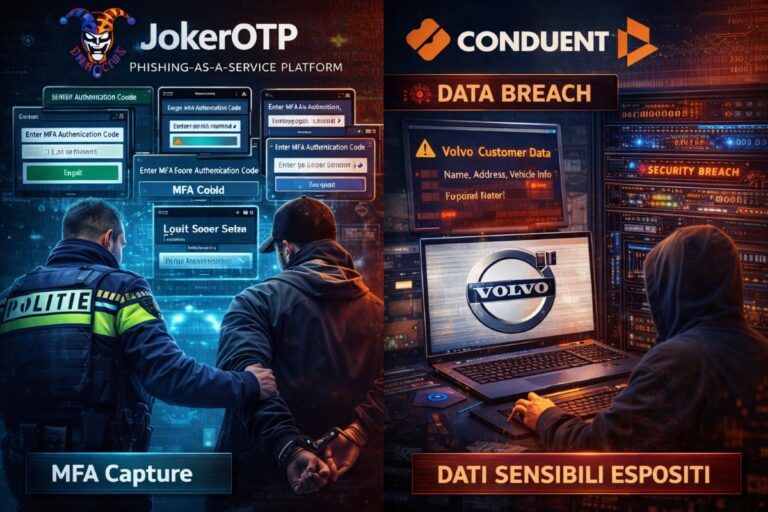 jokerotp conduent dati volvo esposti