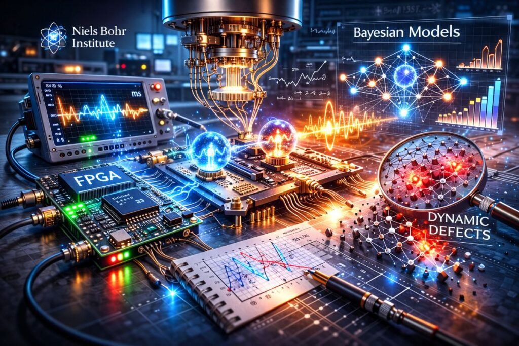 monitoraggio qubit fluttuazioni tempo reale fpga bayesiano