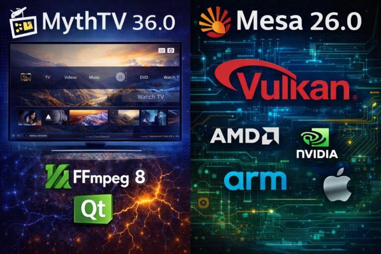 mythtv 36 0 ffmpeg 8 mesa 26 0