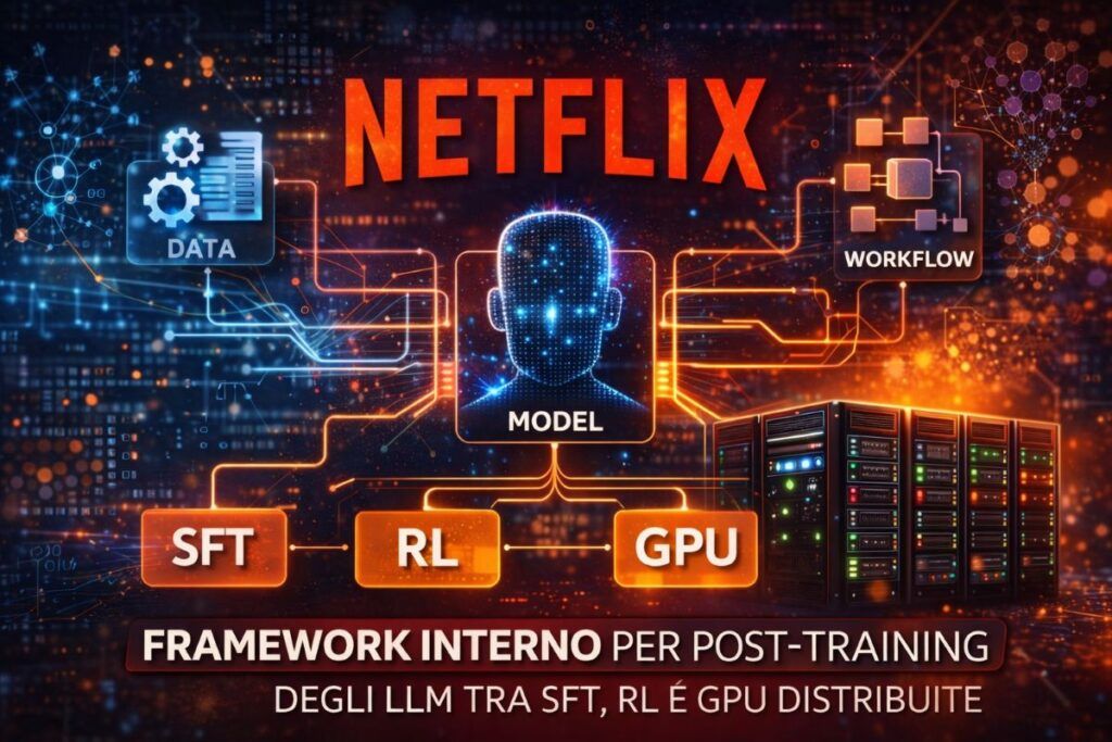 Come Netflix addestra l'AI: il segreto dietro il nuovo sistema che indovina i tuoi gusti 2 netflix framework post training llm
