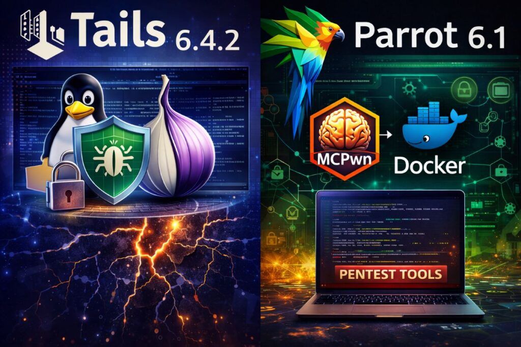 tails 6 4 2 kernel parrot 6 1