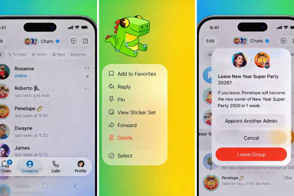 telegramtelegram per android redesign 2026