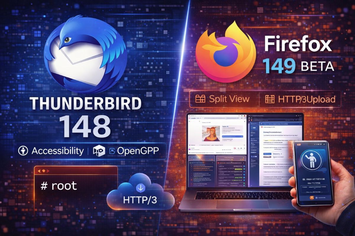 Http Firefox Thunderbird 148 e Firefox 149 beta: Split View e HTTP/3