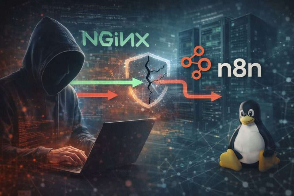traffico nginx compromesso n8n