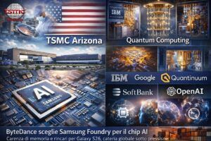 TSMC valuta 92 miliardi in Arizona mentre il quantum accelera: la convergenza tra chip, AI e geopolitica verso il 2030 3 TSMC valuta 92 miliardi in Arizona mentre il quantum accelera: la convergenza tra chip, AI e geopolitica verso il 2030