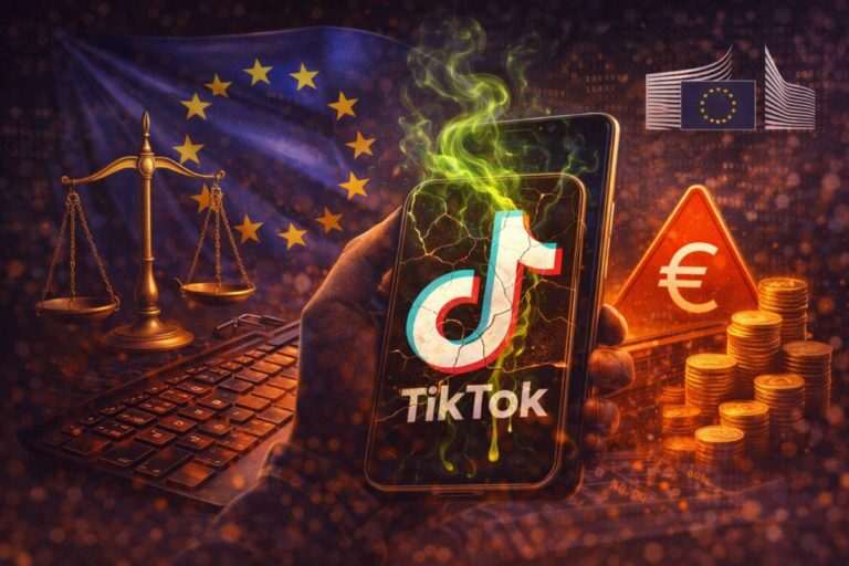 ue tiktok design tossico rischio multa dsa