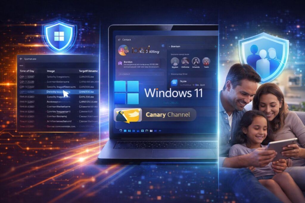 Windows 11 Canary integra Sysmon nativo e rafforza sicurezza e interoperabilità 2 windows 11 build 28020 1611 sysmon canary interop