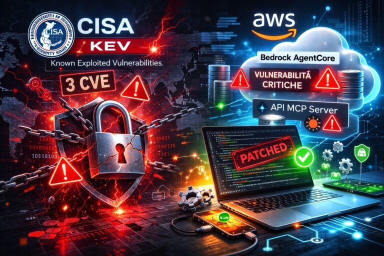 Aggiornare subito il nuovo bollettino CISA e le patch durgenza di Amazon per blindare il Cloud
