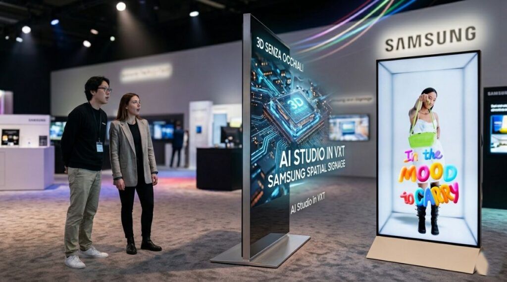 Dentro la segnaletica spaziale come Samsung ha dato vita ai display 3D senza occhiali