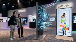 Ologrammi o realtà? Samsung Spatial Signage porta il 3D senza occhiali nei negozi. Ecco come funziona 3 Ologrammi o realtà? Samsung Spatial Signage porta il 3D senza occhiali nei negozi. Ecco come funziona