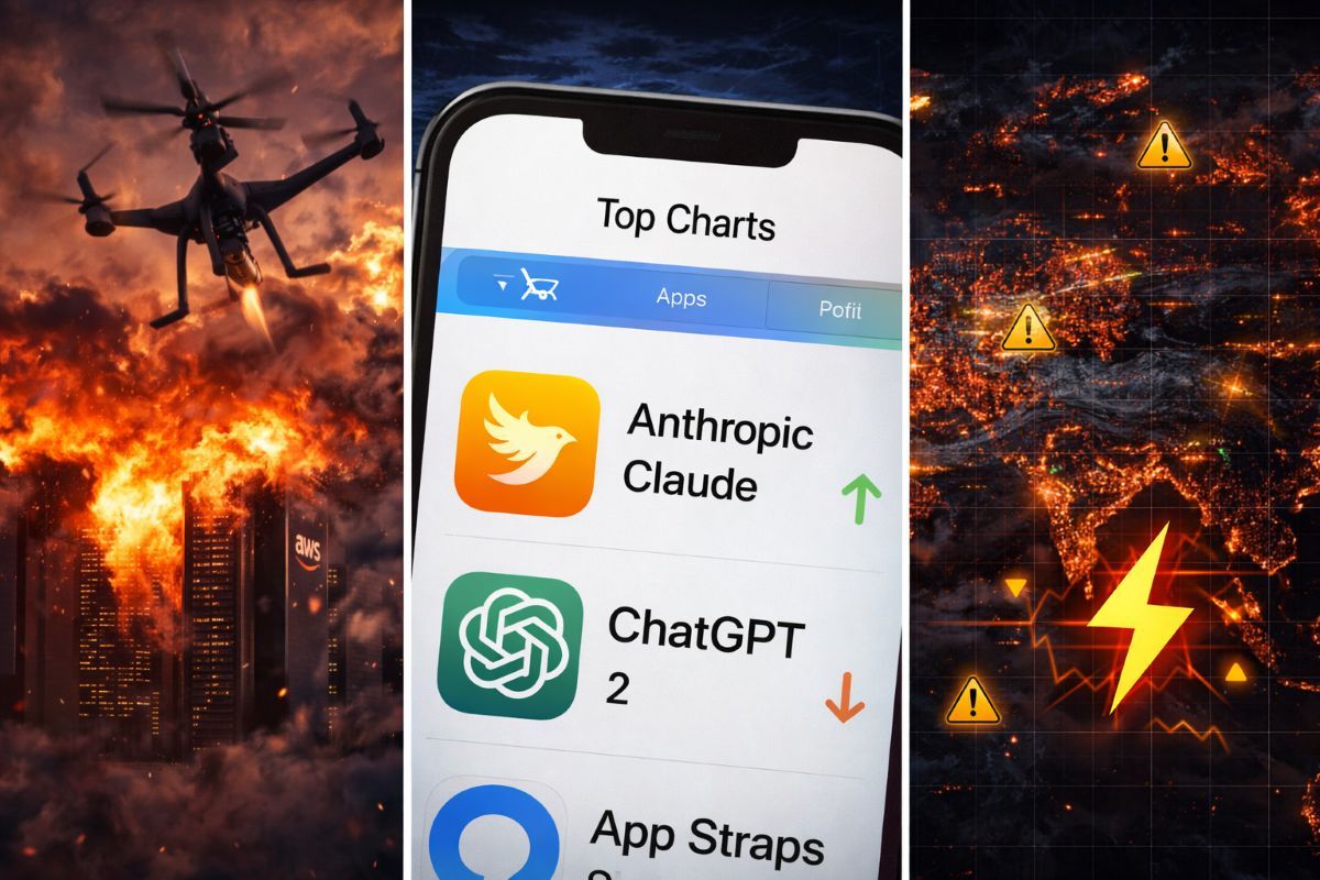 Anthropic Claude conquista gli store nonostante l’outage globale e gli attacchi ai data center AWS