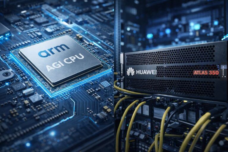 arm agi cpu huawei atlas 350 data center ai