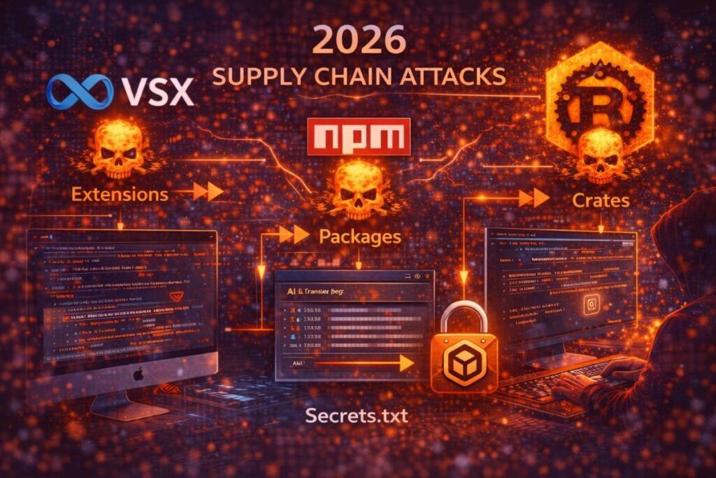 attacchi supply chain vsx npm cratesio