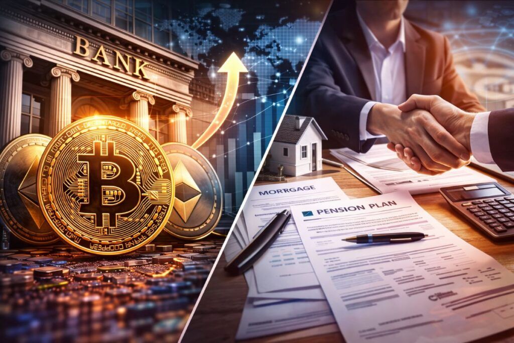 Bitcoin in banca: da BNP Paribas a Fannie Mae, ecco come le criptovalute stanno entrando nei tuoi risparmi 2 banche tradizionali adozione crypto bnp paribas fannie mae