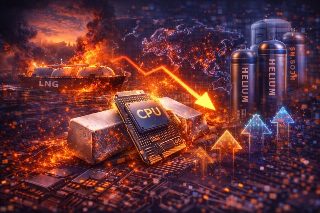 blocco hormuz crisi chip ai semiconduttori