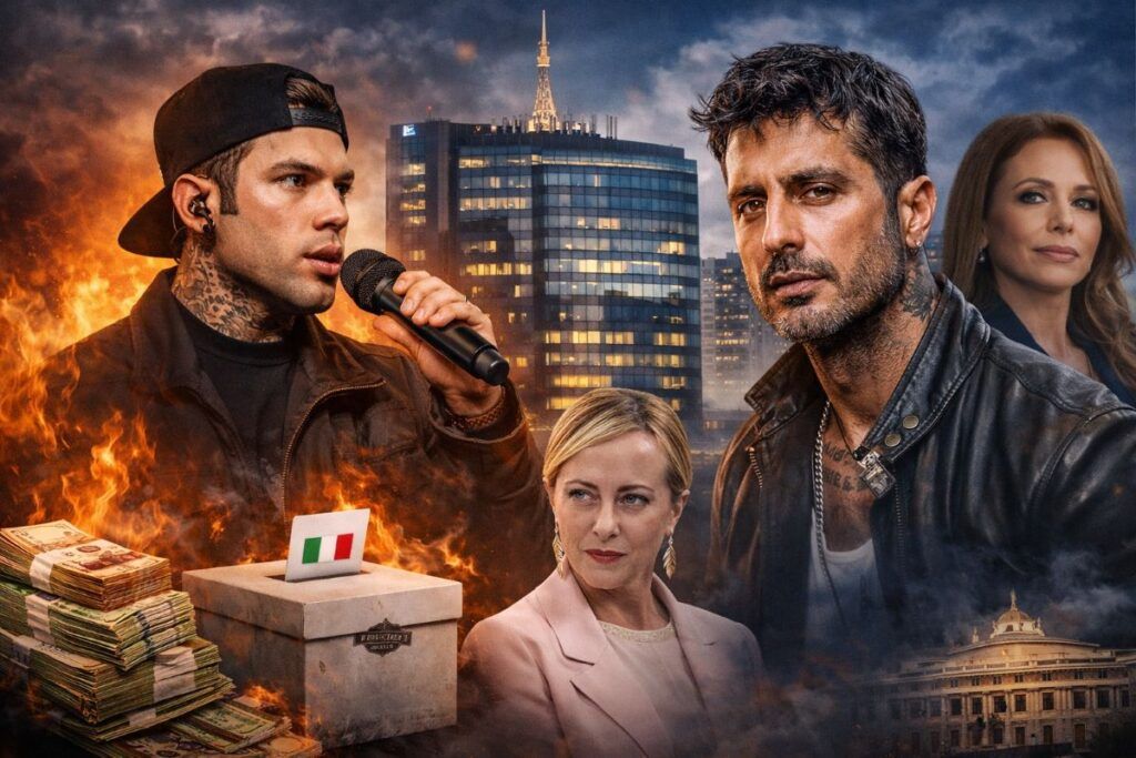 fedez corona mediaset potere televisione politica