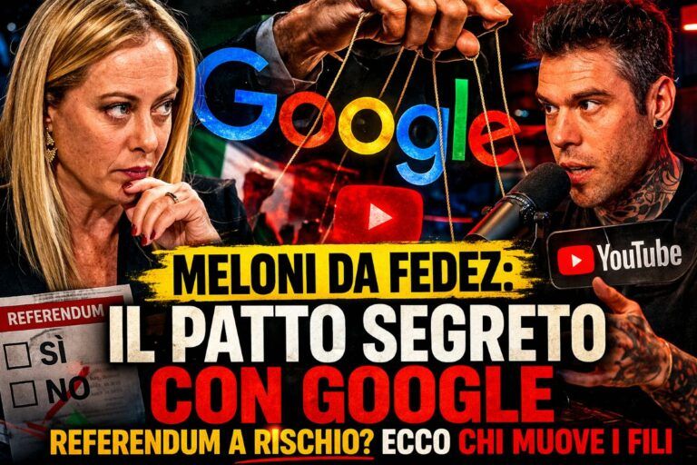 giorgia meloni fedez google youtube referendum editoria