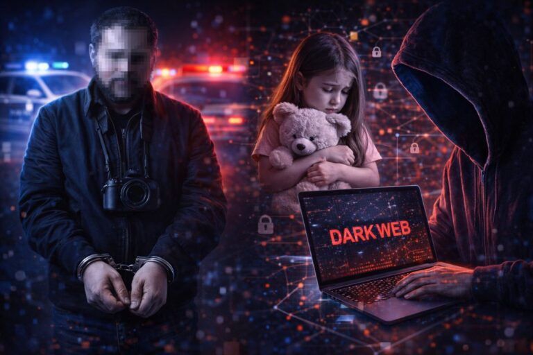 giornalista arrestato anonimato mediatico pedofilia minori rete indagini