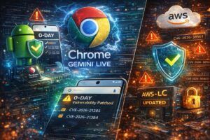 Google patcha zero-day Android Qualcomm e CVE Chrome Gemini Live mentre AWS corregge AWS-LC