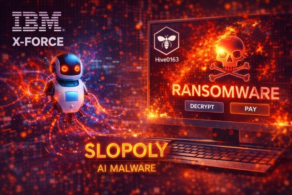 ibm x force slopoly ransomware ia hive0163