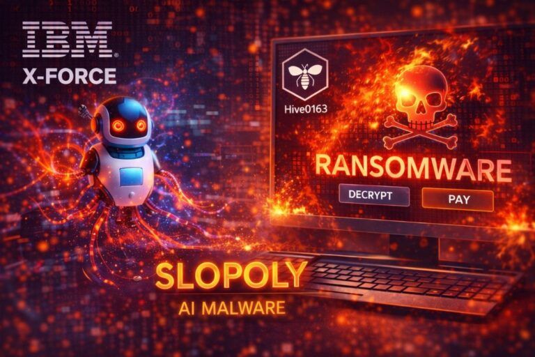 ibm x force slopoly ransomware ia hive0163