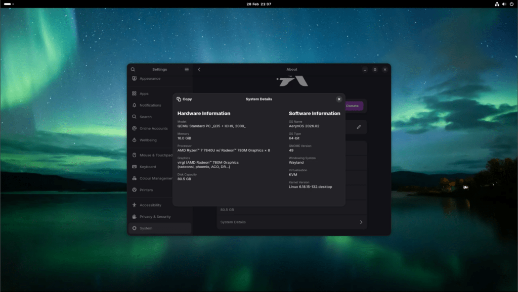 AerynOS accelera moss, PorteuX 2.6 aggiorna il kernel, BunsenLabs Carbon spinge Wayland 4 image 1