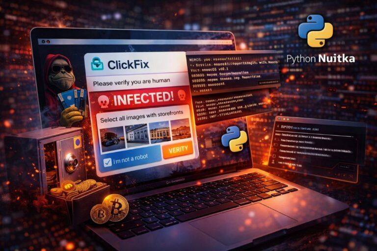 infiniti stealer macos clickfix nuitka