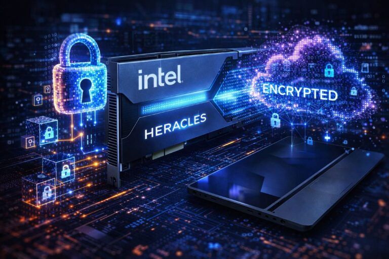 intel heracles chip fhe
