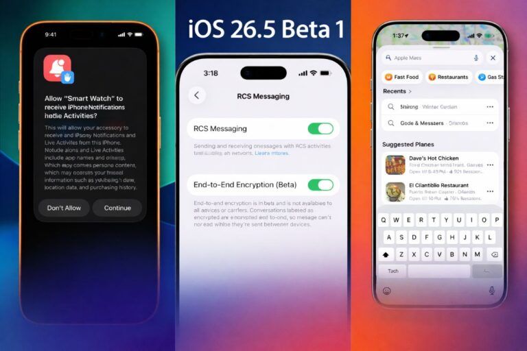 ios 26 5 beta rcs apple maps suggested places 2026