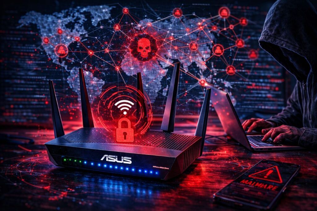 kadnap botnet router asus