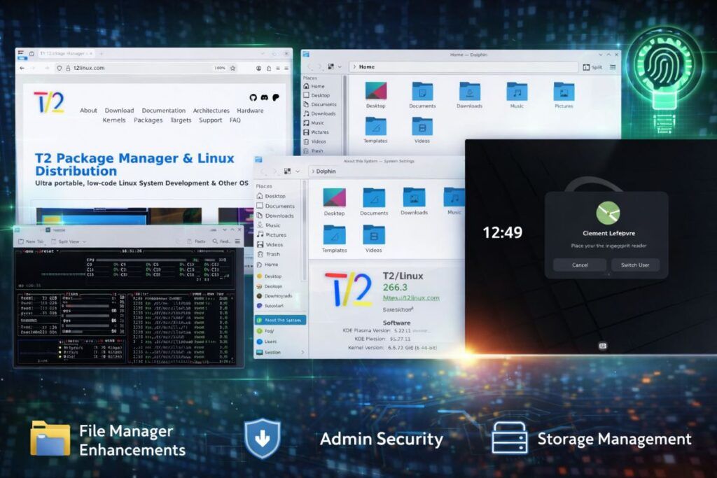 linux mint t2 linux wayland kde plasma novita